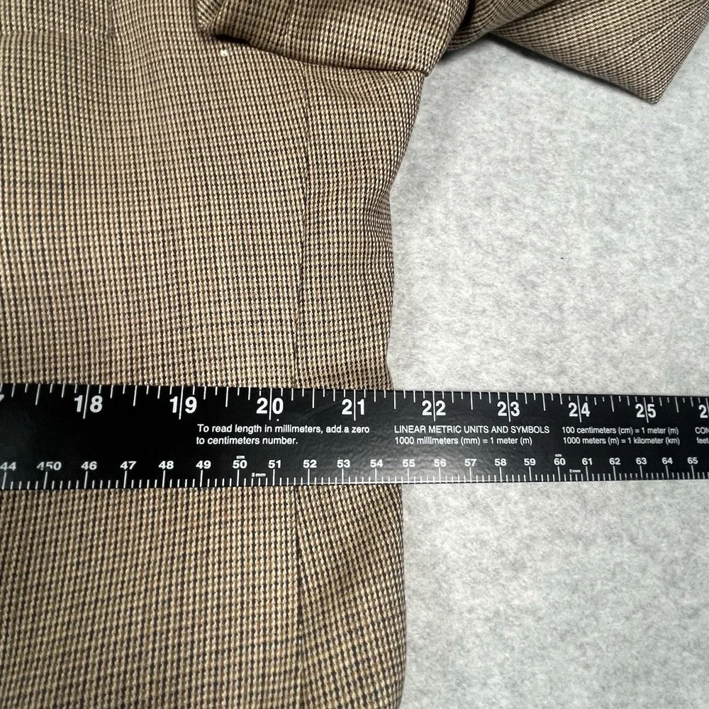 Brooks Brothers Blazer Mens 45R Brown 100% Wool Lined Madison Fit Jacket‎ READ